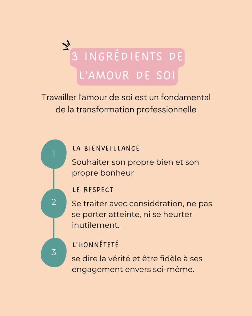 3 ingrédients estime de soi